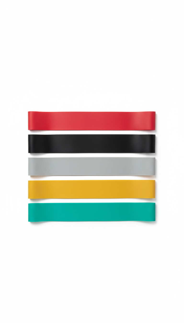 Resistance Band Set With Bold Branding